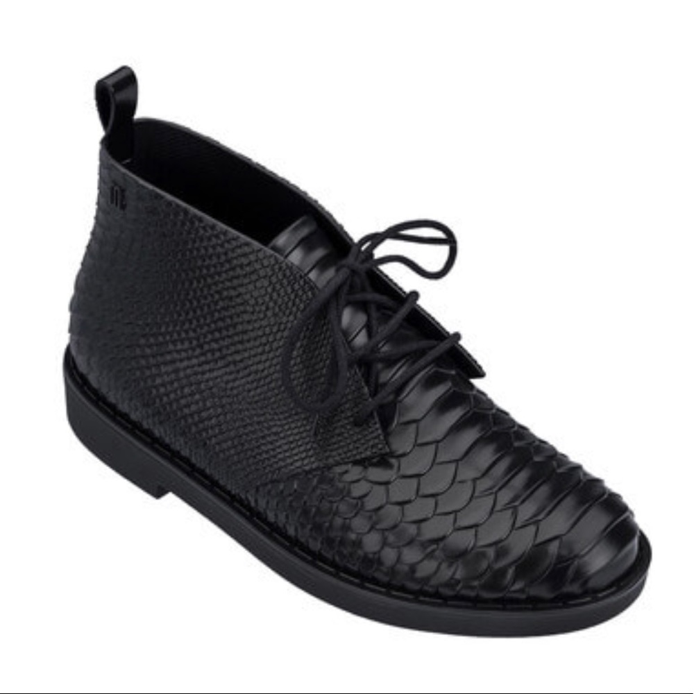 MELISSA x BAJA EAST Black Desert Python PVC Boot 7
